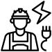 Electricians, electrical work